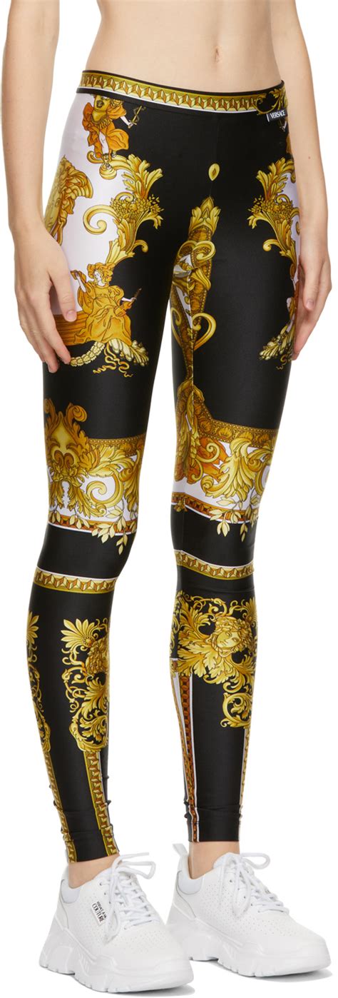 Versace Medusa Renaissance Print Leggings 